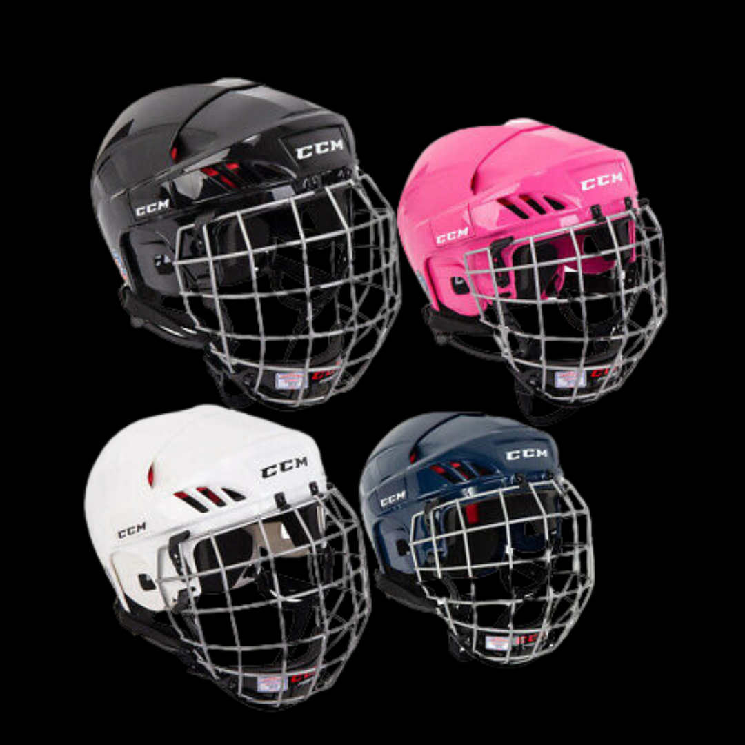 CCM Fitlite FL50 Hockey helmet Combo