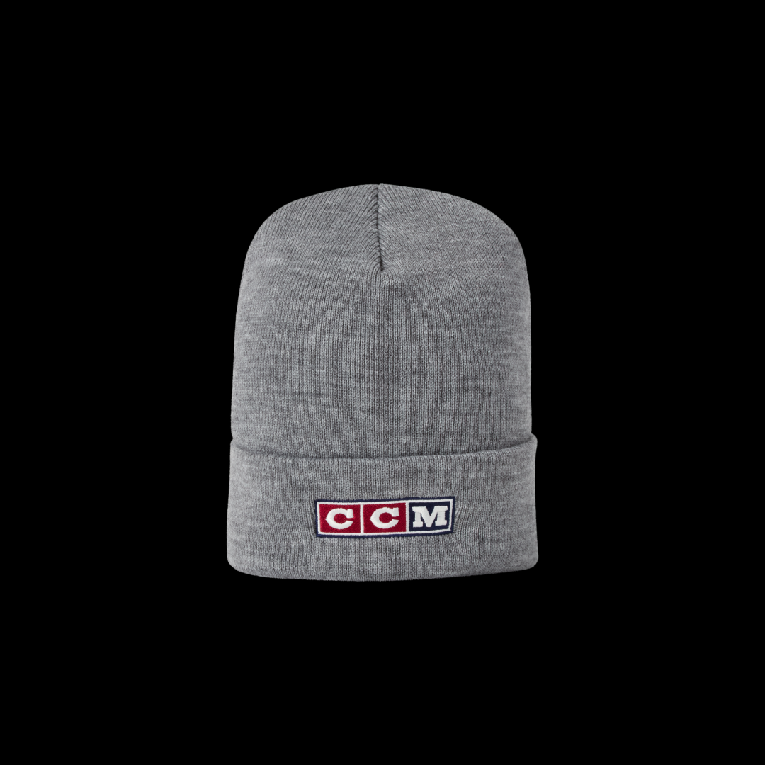 CCM HBE69A Vintage Wash Beanie - Athletic Grey