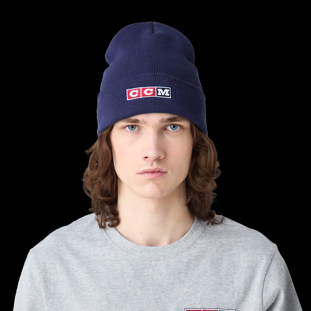 CCM HBE69A Vintage Wash Beanie - Midnight Blue