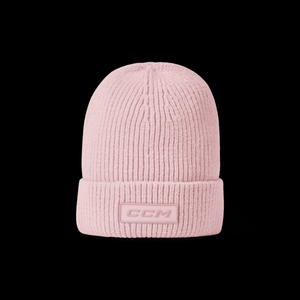 CCM HHI62A WE ARE HOCKEY CUFFED BEANIE PALE LILAC OSFA