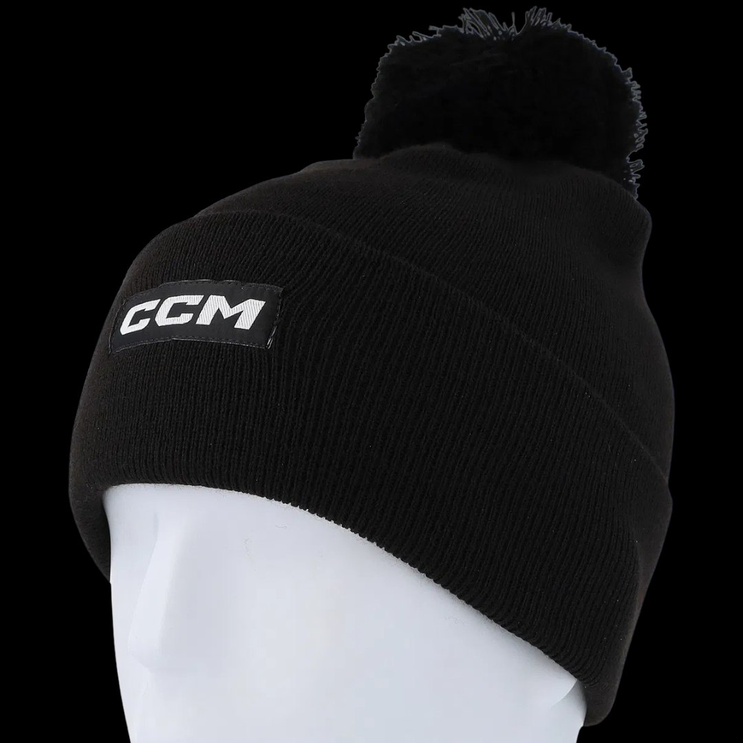CCM HPM3TB Team Pom Knit Black