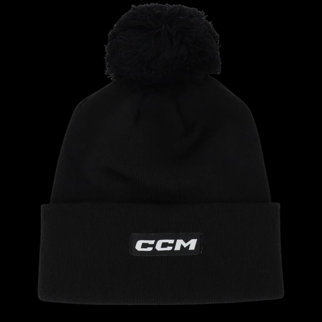 CCM HPM3TB Team Pom Knit Black