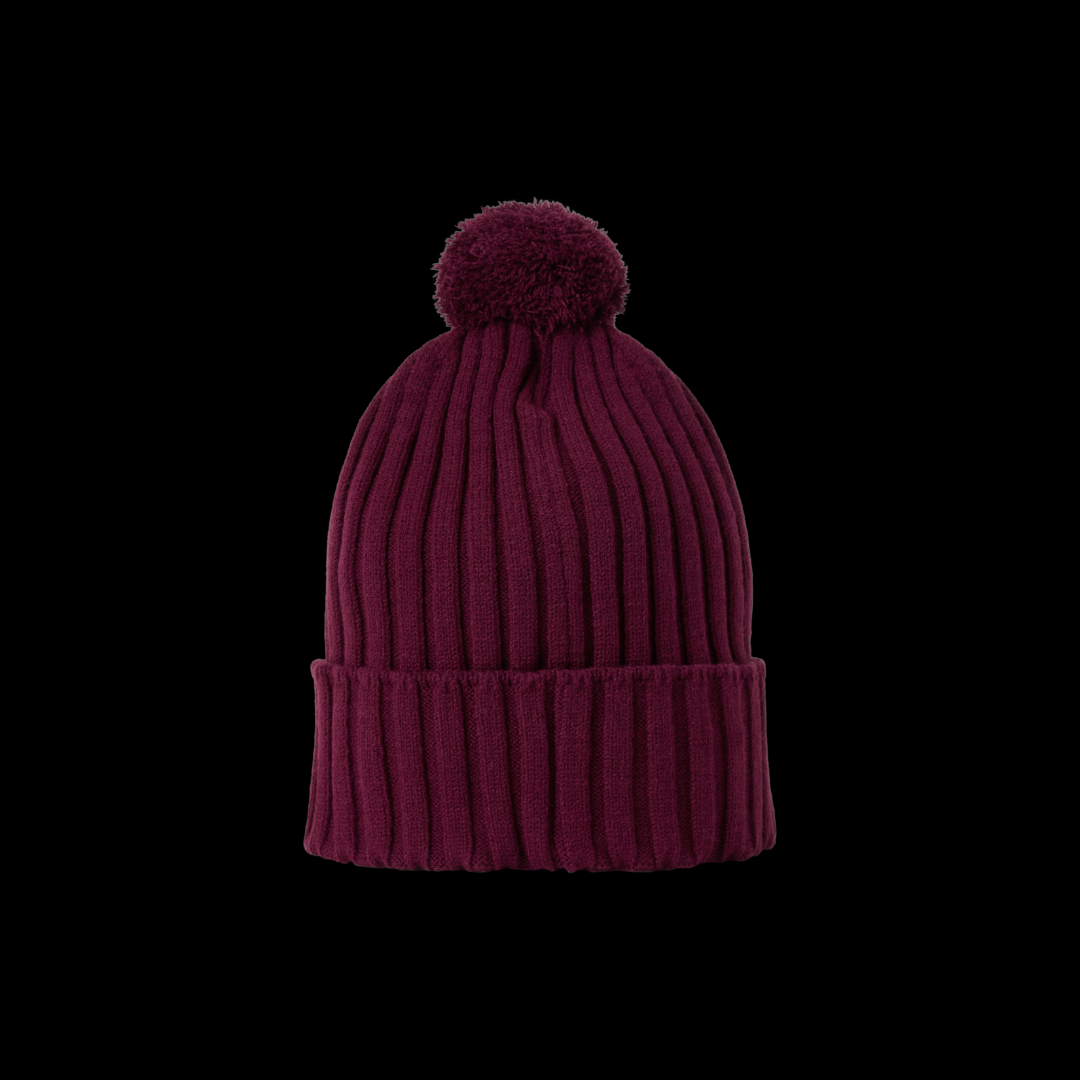 CCM HPM68 Casual Pom Knit Hat - Burgundy