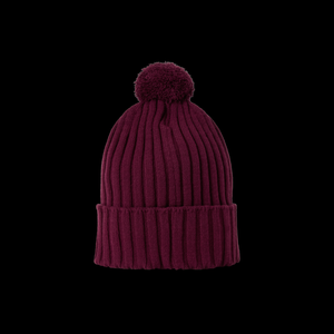 CCM HPM68 Casual Pom Knit Hat - Burgundy
