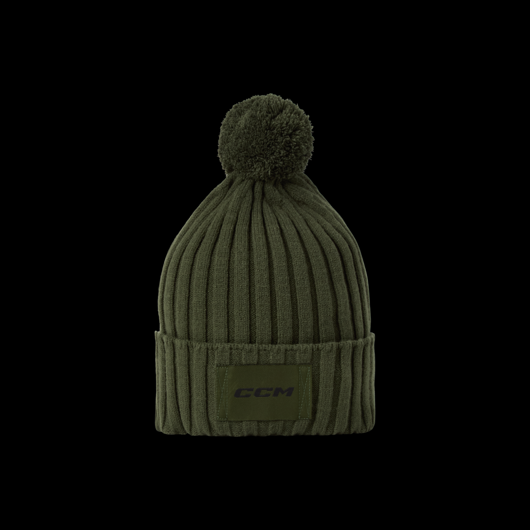 CCM HPM68 Casual Pom Knit Hat - Poison Ivy