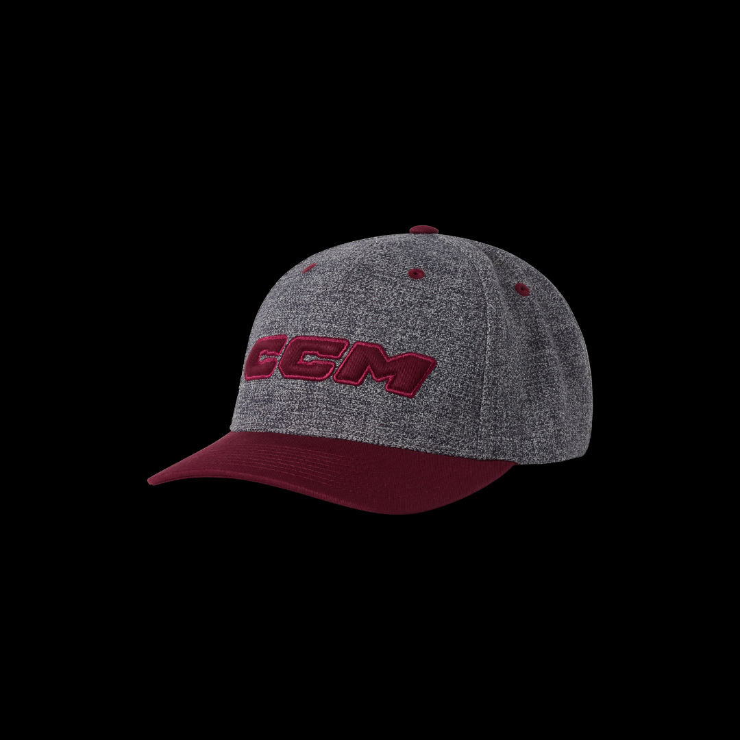 CCM HST68A Casual Structured Adjustable Cap - Burgundy
