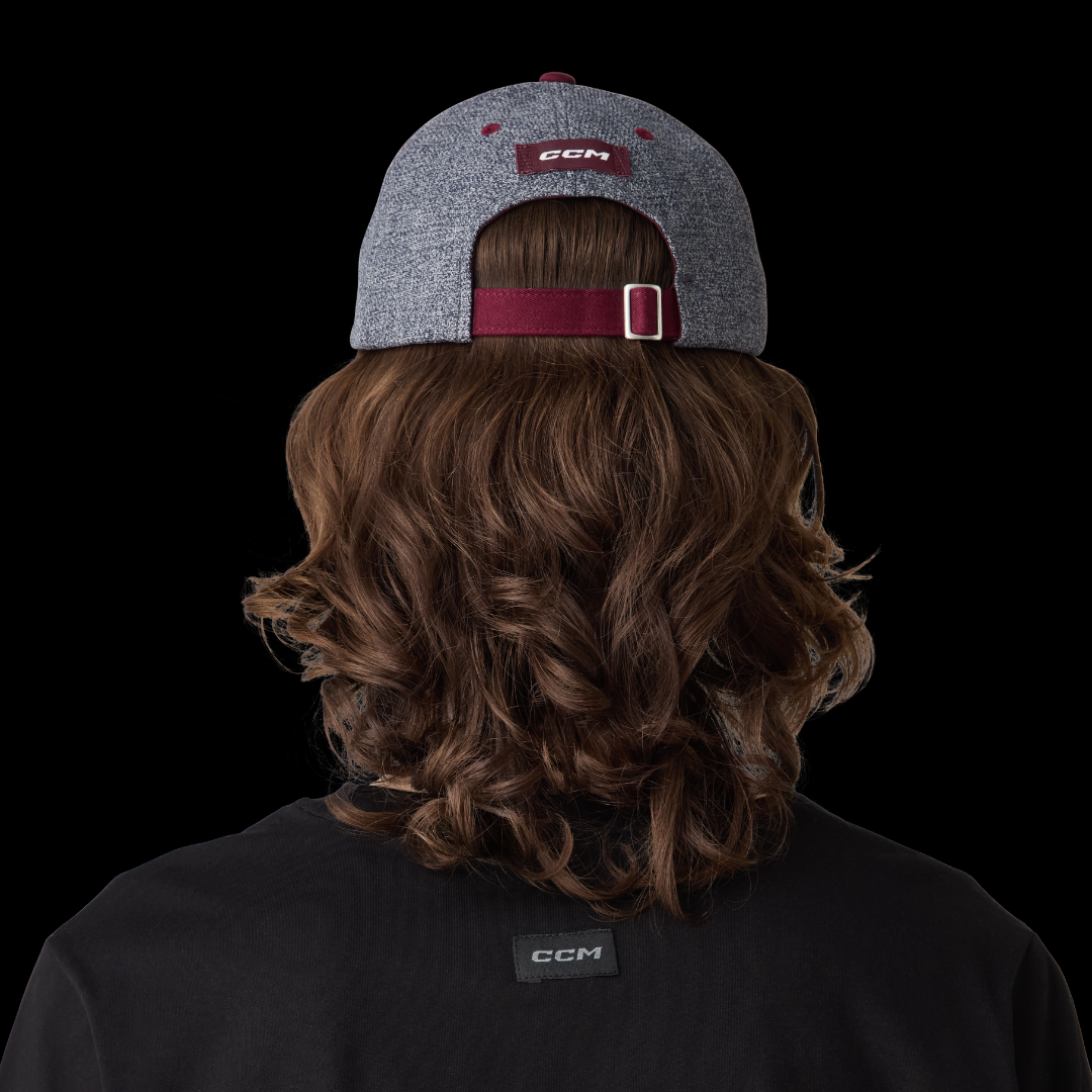 CCM HST68A Casual Structured Adjustable Cap - Burgundy