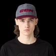 CCM HST68A Casual Structured Adjustable Cap - Burgundy