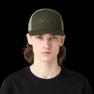 CCM HTR68A Casual Meshback Trucker Cap - Winter Moss