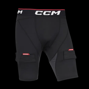 CCM SCJ2BA COMPRESSION SHORTS WITH JOCK