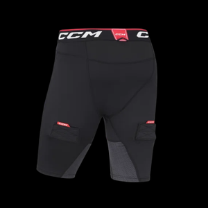 CCM SCJ2BA COMPRESSION SHORTS WITH JOCK