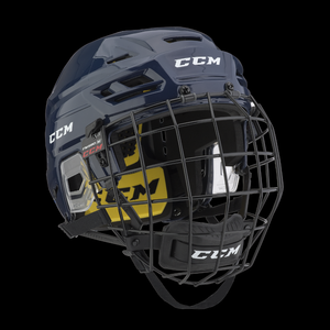 CCM Tacks 210 Hockey Helmet Combo Navy 
