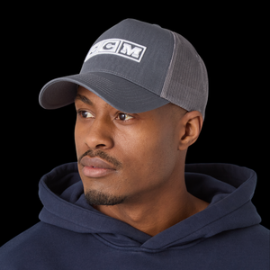 CCM Vintage Mesh back Trucker Cap Iron
