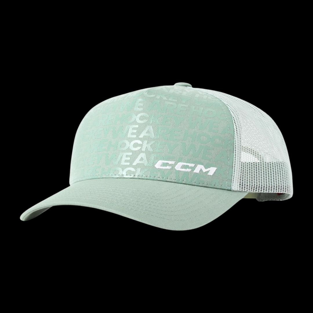 CCM We Are Hockey Mesh Back Trucker - Ice Berg Green