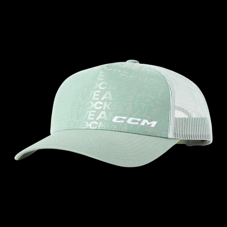 CCM We Are Hockey Mesh Back Trucker - Ice Berg Green