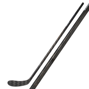 CCM XF Ghost limited edition ice hockey stick featuring pro mid kickpoint, F shaft geometry, and pro stiff blade in sleek black design