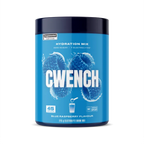 CWENCH Electrolyte Mix 315g in Blue Raspberry flavor for hydration and performance boost.