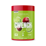 CWENCH Electrolyte Mix 315g in Cherry Lime flavor packaging.