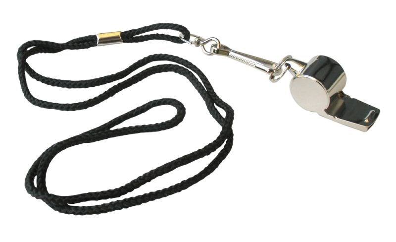 A+R Coach Whistle With Lanyard