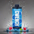 Gwench sports hydration drink carton with blue design on a white background