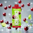 GWENCH sports hydration drink packaging with red and green design on a white background