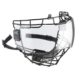 CCM HVR Hybrid Visor S/M with polycarbonate visor and alloy bar cage, anti-scratch treatment.