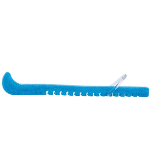 blue glitz figure skate guards protecting figure skate blades