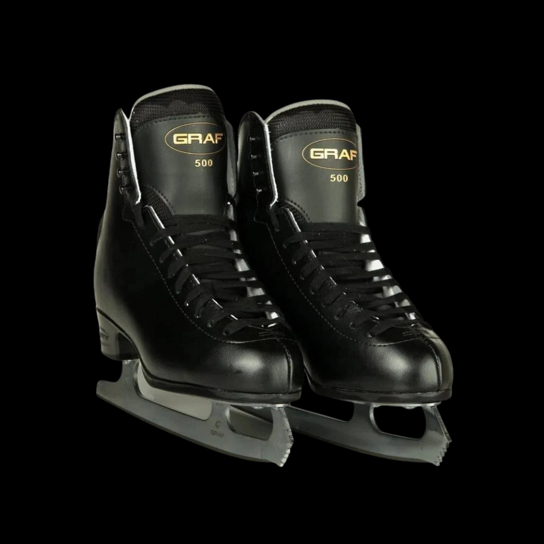 Graf 500 Figure Ice Skates BLACK