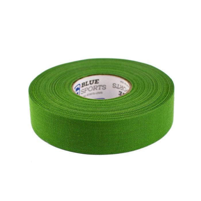 Green woven cotton stick tape for blades, grips, and equipment.