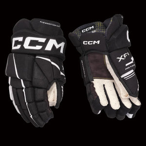 CCM Tack XF80 hockey gloves in black 