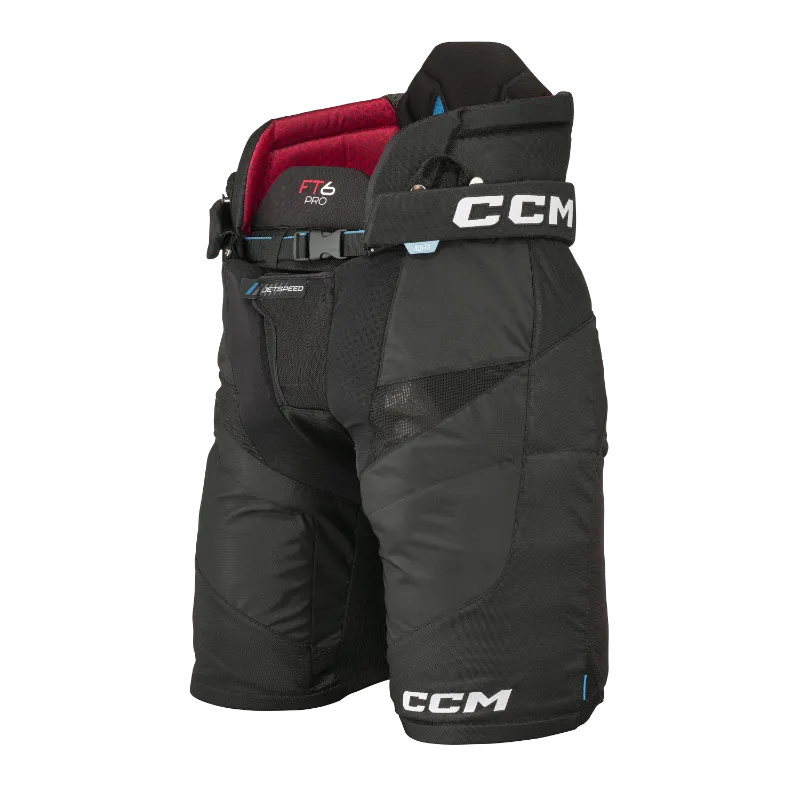 CCM Jetspeed FT6 Pro Pant with AER-TEC technology for lightweight, flexible protection.