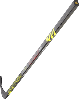 Sherwood Rekker Legend 1 Hockey Stick with DuoFire kick point and Blackline XXV carbon fiber.