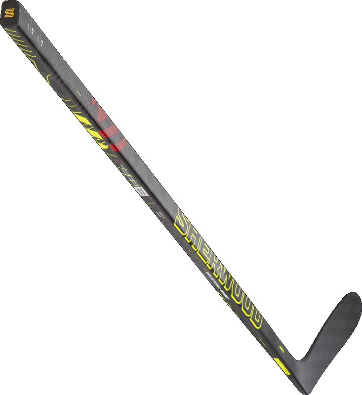 Sherwood Rekker Legend PRO Youth Hockey Stick with DuoFire kick point, BlacklineXXV carbon fiber, ergonomic shaft, and tactile grip.