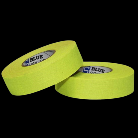 Hockey Stick Tape - Woven Cotton Cloth | Multiple Colours- neon yellow 