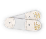 Edea Elastic Lace Straps in white, designed for secure skate lacing.