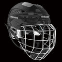 Bauer Re-Akt 85 Helmet Combo with cage in black.