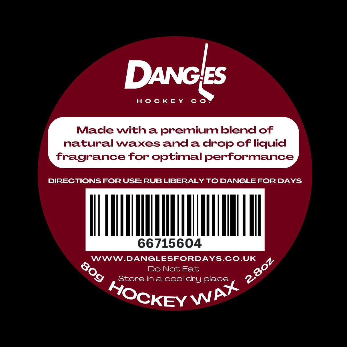 Dangles for Days Cherry Chirps Hockey Wax – “The Tacky One”