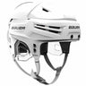 Bauer RE-AKT 65 Helmet, white, with tool-less adjustments for personalized fit.