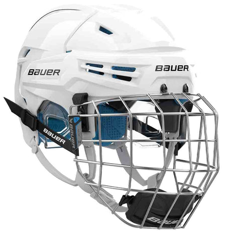 Bauer Re-akt 65 Helmet Combo with tool-less adjustments for personalized fit.