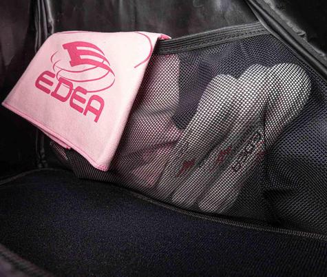 Edea GOLD Skate Bag - Premium Italian Figure Skating Storage with Signature Stripe Design