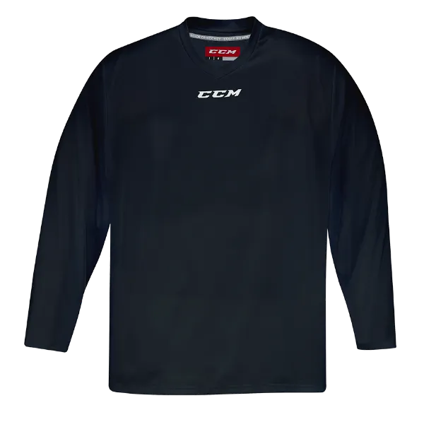 CCM 5000 Practice Jersey in black with embroidered logo on the chest.