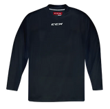 CCM 5000 Practice Jersey in black with embroidered logo on the chest.