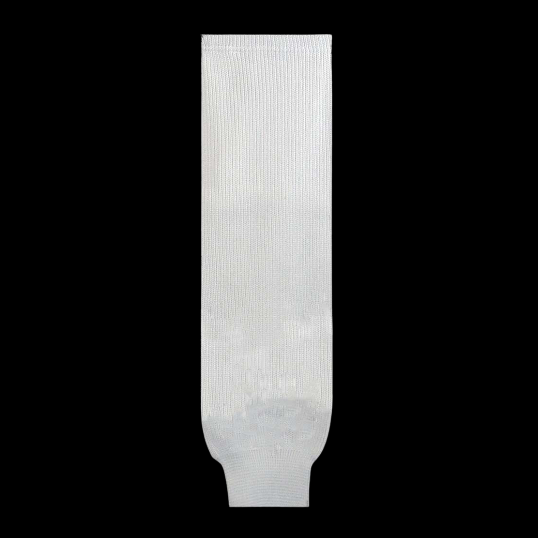 Knitted Hockey Socks White