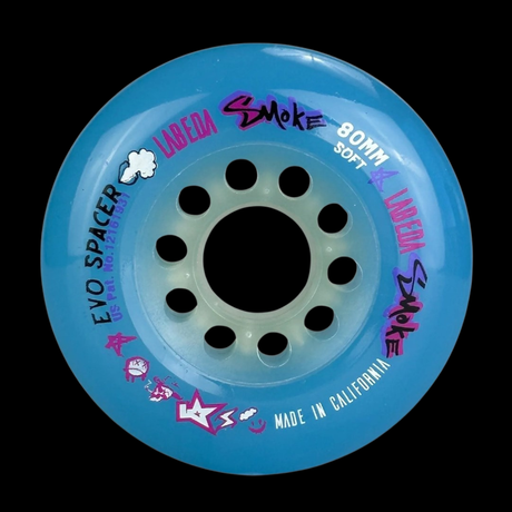 Labeda Smoke Inline Wheel Soft (4pk)