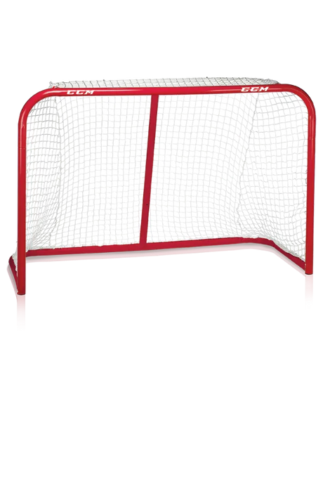 CCM 72" Pro Hockey Goal with durable steel frame and weatherproof finish.