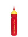 Winnwell Water/Drink Bottle 1LT in red with yellow cap.