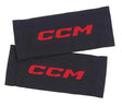 CCM Lace Bite Protector with soft polyester sleeve and ergonomic gel pad.