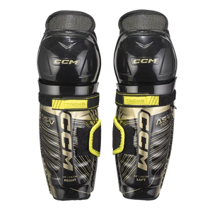 CCM Tacks AS-V Pro Shin Guards - Maximum Protection with JDP Caps & D30 Technology