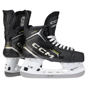 Intermediate CCM Tacks XF 80 Hockey Skates with one-piece boot construction and XS PRO Stainless runners.