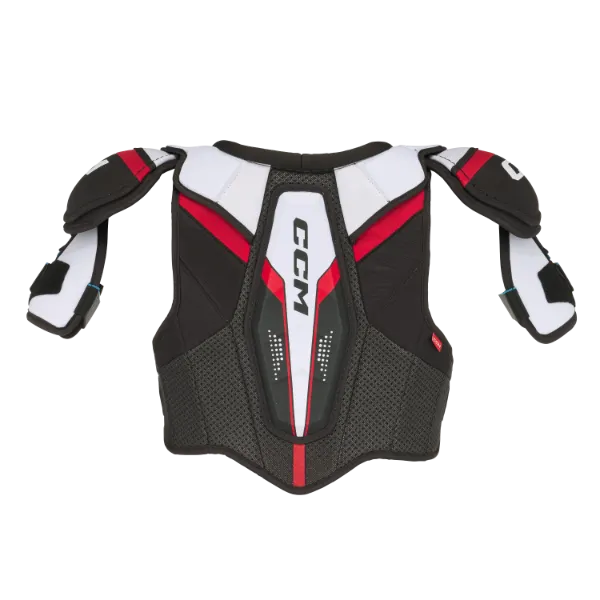 CCM Jetspeed FT680 Shoulder Pads providing mobility and protection with lightweight PE plastic and foam.